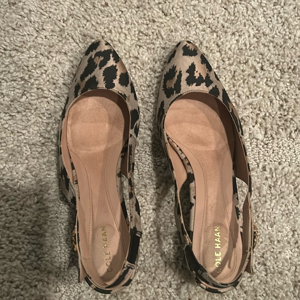 Cole Haan The Go-To leopard sling backs
